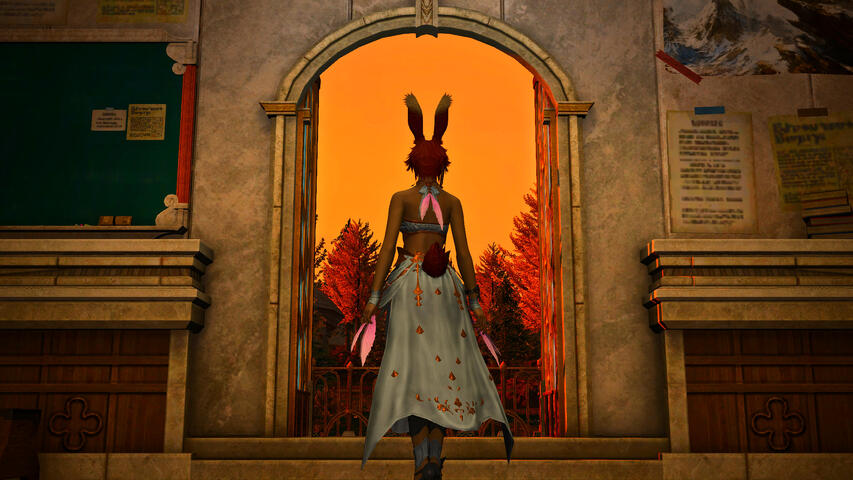 Looking out her window in Sharlayan